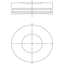 Piston Segman - (Fiat Ulysse, Scudo) - (MAHLE-MOTOR-0401603)