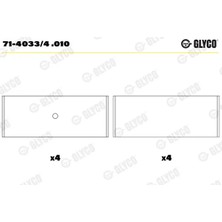 Kol Yatak - (Fiat Siena, 500, Panda, Grande Punto, Punto, Doblo, Tipo, Fiorino, Qubo, Idea, Strada, Linea, Palio, Avventura, Egea, Mito) - (GLYCO-7140334010)
