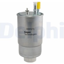 Yakıt Filtresi - (Fiat Qubo, Ducato, 500, Grande Punto, Punto, Doblo, Bravo, Stilo, Croma, Fiorino, Idea, Strada, Linea, 159, Giulietta, Mito, Spider, Brera) - (DELPHI-HDF671)