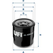 Yağ Filtresi - (Dacia Sandero, Duster, Dokker, Lodgy) - (UFI-2348400)