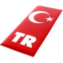 HMNL Tr Plaka Stıcker 2\'li Damla Etiket - Türkiye Plaka Stıcker - Türkiye Plakalık Stickeri