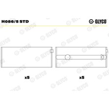 Ana Yatak - (Fiat Ulysse, Scudo) - (GLYCO-H0865STD)