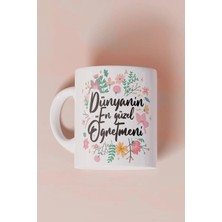Empressco Dünyanın En Güzel Öğretmeni Mesajlı Kupa Bardak