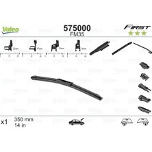 Silecek Süpürgesi - (Fiat Sedici, 500, Idea) - (VALEO-575000)