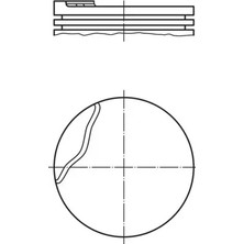 Piston Segman - (Dacia Sandero, Logan) - (MAHLE-MOTOR-0220202)