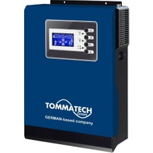 Tommatech New 1k 12V Mppt 1faz Akıllı Inverter Çevirici Invertör