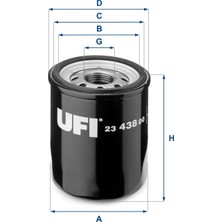 Yağ Filtresi - (Fiat Panda, 500, Grande Punto, Punto, Doblo, Tipo, Bravo, Stilo, Seicento, Fiorino, Qubo, Idea, Strada, Linea, Marea, Brava, Palio, Siena, Egea, Mito) - (UFI-2343800)