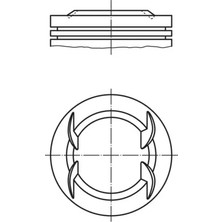 Piston Segman - (Fiat Marea, Bravo, Coupe) - (KONEKS-209472)