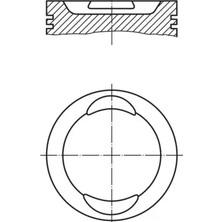 Piston Segman - (Fiat Marea, Panda, Punto, Doblo, Bravo, Fiorino, Uno, Strada, Brava, Palio, Siena) - (KING-182010190)