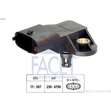 Map Sensörü - (Fiat Grande Punto, Ducato, 500, Panda, Punto, Doblo, Tipo, Freemont, Sandero, Duster, Logan, Dokker, Lodgy, 159, Giulietta, Mito, 156, Spider, Gt, Giulia, Stelvio) - (FACET-103082)