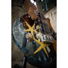 Puandorg Elektro Gitar Akdeniz Custom Epoksi & Yıllanmış Ağaç Kişiye Özel