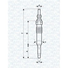 Magneti Marelli Isıtma Bujisi - (Dacia Duster, Sandero, Logan) - (MAGNETI-MARELLI-060900680606)