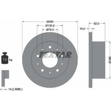 Fren Disk - (Fiat Ducato) - (TEXTAR-92116203)