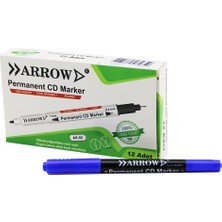 TKÇ Mavi CD Kalemi - 2 Uçlu - Marker - 1 mm ve 0.4 mm