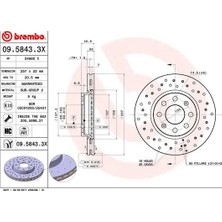 Fren Disk - (Fiat Punto, Grande Punto) - (BREMBO-0958433X)
