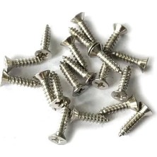 TKÇ Nikel 1000 Adet Klips Vidası 2,2x7,5 mm Yhb - Konik Başlı Kutu, Sandık, Ayak, Askı,  Mini Vida