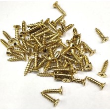 TKÇ Sarı 1000 Adet Klips Vidası 2,3x9,5 mm Yhb, Ithal - Konik Başlı Kutu Ayak, Askı,  Mini Vida