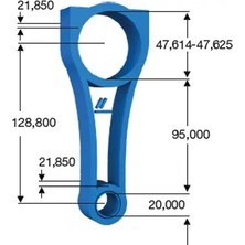 Piston Kolu - (Dacia Duster, Sandero, Logan, 1304, Nova) - (BMY-0921)