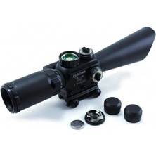 TKÇ 3.5-10X40 Zoomlu Av Dürbünü Lazerli Dürbün