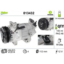 Klima Kompresörü - (Dacia Sandero, Logan) - (VALEO-813432)