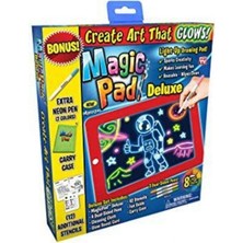 TKÇ Magic Pad Çocuk Eğitici Sihirli Işıklı Kalemli Öğretici Pili Pad