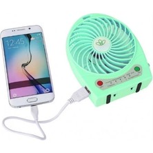 TKÇ Şarjlı Taşınabilir Mini Fan - Vantilatör