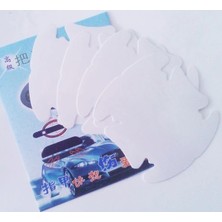 TKÇ 8 Adet Araba Kapı Kolu Koruyucu Çizilme Önleyici Şeffaf Sticker Film Koruma Seti