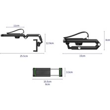 TKÇ 1080° Dönebilen Çok Fonksiyonlu Telefon Tutucu