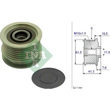 Alternatör Kasnağı - (Fiat Grande Punto, Bravo, Croma, 159) - (SCH-INA-535023410)