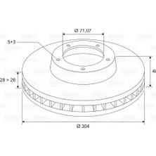 Fren Disk - (Fiat Scudo) - (VALEO-197133)