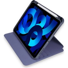 TKÇ Apple Ipad Pro 11 (2021) Kılıf Ling 360 Kalemlikli Tablet Kılıf - Lacivert