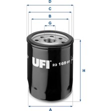 Yağ Filtresi - (Fiat Panda, Croma, Uno, 127, 164, 33, 145) - (UFI-2316900)