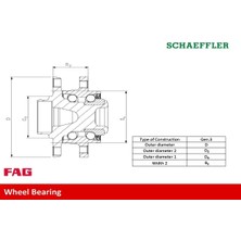 Porya ve Rulman - (Fiat Scudo) - (SCHAEFFLER-FAG-713640530)