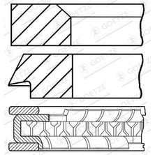 Segman - (Alfa Romeo 33, 145) - (GOETZE-ENGINE-0811030000)