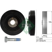 Krank Kasnak - (Fiat Ulysse, Ducato, Scudo) - (SCHAEFFLER-INA-544004220)