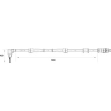 Abs Sensörü - (Alfa Romeo Spider, Gtv, Marea) - (BOSCH-0265007074)