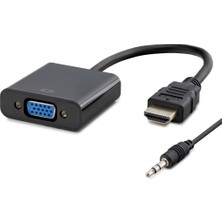 TKÇ Hdmı To VGA F Çevirici + Audıo Ps4 5V Güç Girişli 1080P HDX7806