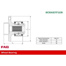 Porya ve Rulman - (Fiat Scudo, Ulysse) - (SCHAEFFLER-FAG-713650680)