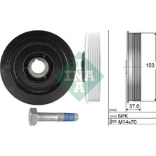 Krank Kasnak - (Fiat Ulysse, Scudo) - (SCHAEFFLER-INA-544005820)