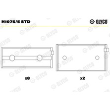 Ana Yatak - (Fiat Tipo, Punto, Doblo, Bravo, Scudo, Stilo, Fiorino, Uno, Multipla, Strada, Marea, Brava, Palio, Tempra, Siena, Duna, Elba, Premio, Egea) - (GLYCO-H10755STD)