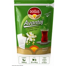 Doğuş Çay Avantaj Bergamot Aromalı Demlik Poşet Siyah Çay 1000 G – 25 x 40 G