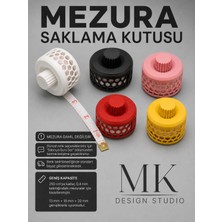 MK Design Mezura Saklama Kutusu ve Sarma Aparatı – 13/18/20 mm Uyumlu – Mezura Dahil Değildir -3d Baskı