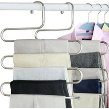 Empressco 2 Adet 5 Katlı Metal Pantolon Eşarp Askısı