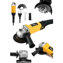 Empressco Teknoloji Bakır Sargılı LGW1500T W 115 mm Devir Ayarlı Spiral Avuç Içi Kesme ve Taşlama Makinası