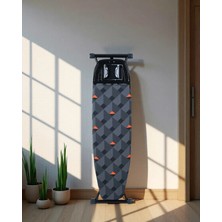 Empressco %100 Pamuk Ömür Boyu Kırılmaz Krom Ütü Masası Kalın Borulu Premium A Kalite Isıya Dayanıklı 38X120CM