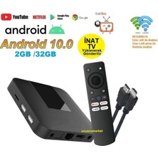 Empressco Android 10 Tv Box ( 2GB/32GB Tv Box ( Inat Tv Yüklenerek Gönderilecektir )