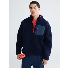 Lc Waikiki Yeni Sezon Dik Yaka Pelüş Erkek Sweatshirt