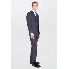 Altınyıldız Classics 360 Her Yöne Esneyen Slim Fit Taşıma Torbalı Çizgili Takım Elbise