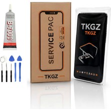 Tkgz - Tecno Smart 5 Uyumlu Servicepack LCD Ekran Dokunmatik + B-7000 + Tamir Kiti