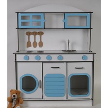 Empressco Oyuncak Mutfak, Ahşap Oyuncak Mutfak, 6.4 mm Mdf, Montessori Mutfak, Mutfak Seti Oyuncak